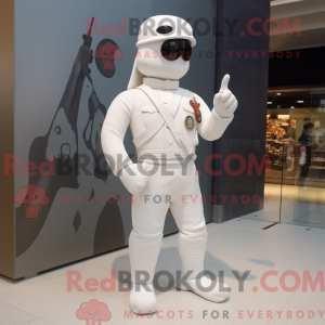 White Soldier mascot...