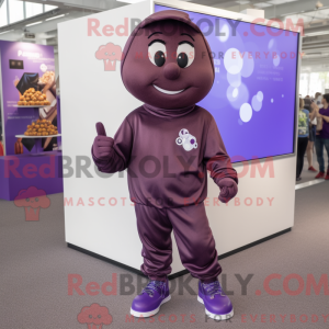 Lilla chokolade maskot...