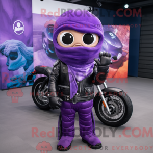 Purple Tacos mascot costume...