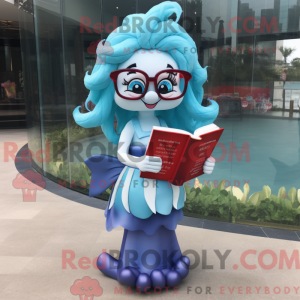 Postava maskota Sky Blue...