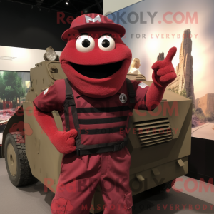 Costume mascotte de Maroon...