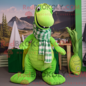 Limegrøn Loch Ness Monster...