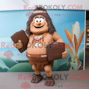 Brown Chief mascottekostuum...