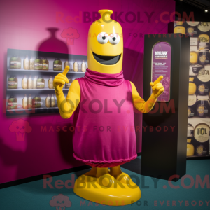 Magenta Bottle Of Mustard...
