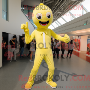 Citrongul Akrobat maskot...