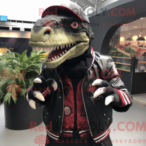 Black Spinosaurus mascot...