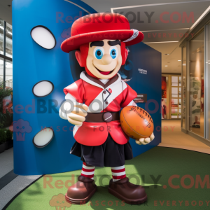 Red Plate Spinner maskot...