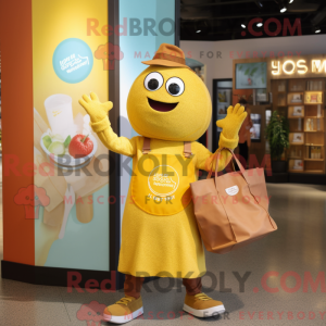 Rust Lemon mascottekostuum...