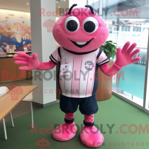 Postava maskota Pink Crab...