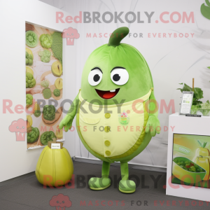 Limegrønn...