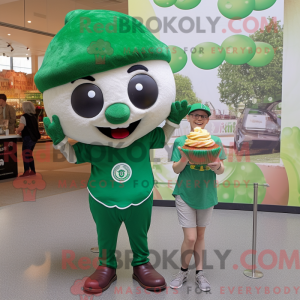 Forest Green Cupcake mascot...