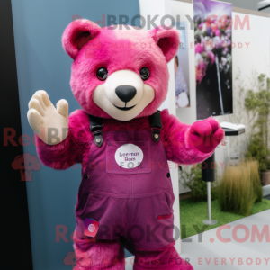 Roupas de fantasia magenta...