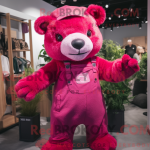 Roupas de fantasia magenta...