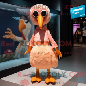 Peach Dodo Bird maskot...