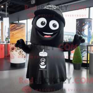 Black Soda Can mascot...