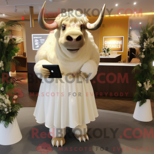 Costume mascotte de bison...