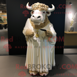 Máscara de Cream Bison com...