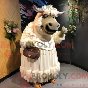 Máscara de Cream Bison com...