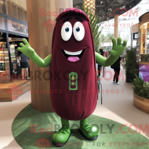 Maroon Green Bean maskerad...