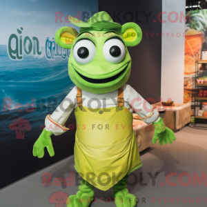 Lime Green Ceviche mascot...