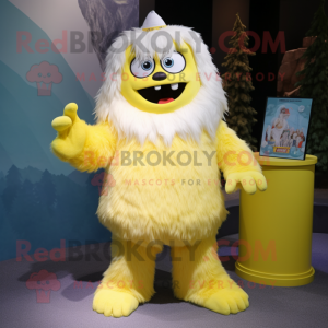 Citrongul Yeti maskot...