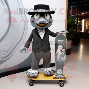 Gray Skateboard mascotte...