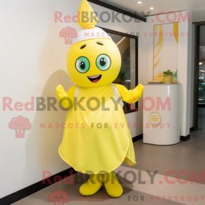 Lemon Yellow Aglet mascot...