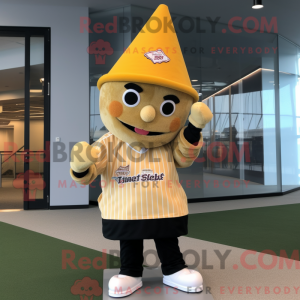 Maskotdraktfigur Gold Ice...