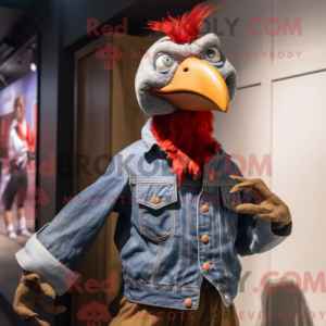 Red Guinea Fowl mascot...