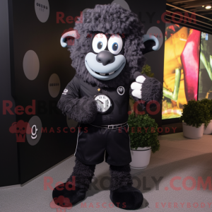 Maskotka Black Ram kostyme...