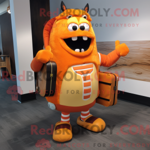 Maskotdraktfigura Orange...