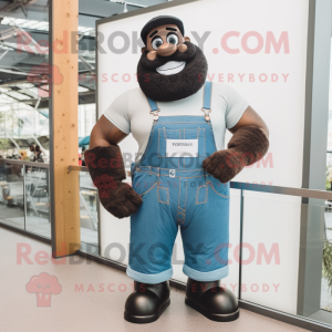 Black Strongman mascotte...