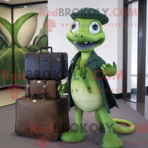 Green Snake-mascottekostuum...