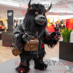 Black Yak maskot...