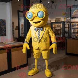 Costume mascotte de cyclope...
