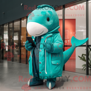 Costume mascotte de baleine...