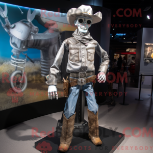 Silver Cowboy mascot...