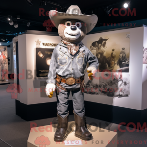 Silver Cowboy mascot...