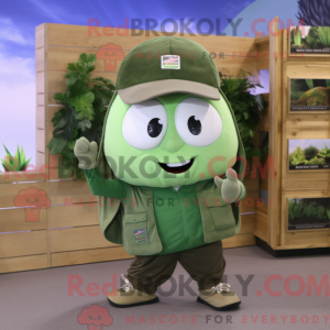 Oliven reddik maskot drakt...