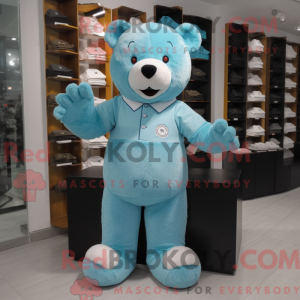 Máscara de urso de pelúcia...