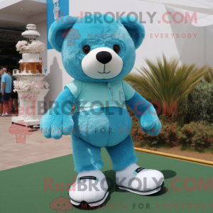 Máscara de urso de pelúcia...