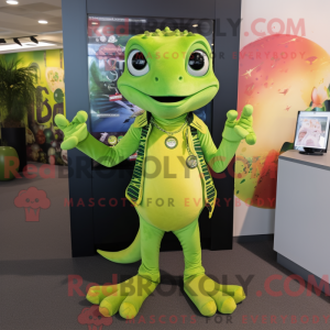 Costume mascotte de Geckos...