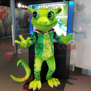 Costume mascotte de Geckos...