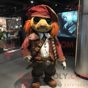 Rust Pirate mask drakt...