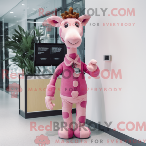 Maskottchenkostüm Rosa...