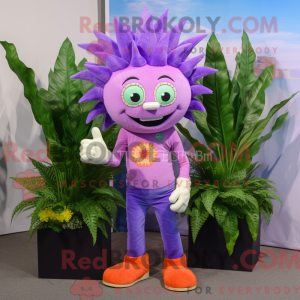 Postava maskota Purple...