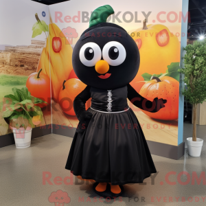 Svart aprikos maskot...