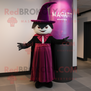 Magenta Goochelaar mascotte...