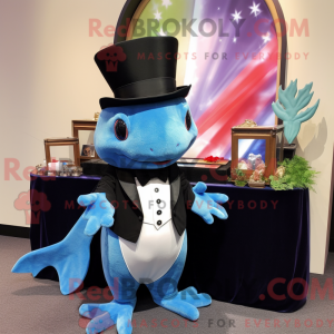 Azul Axolotls máscara de...