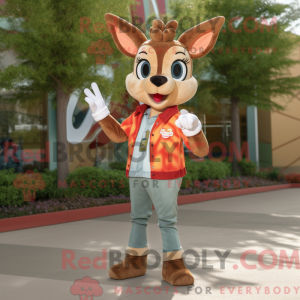 Deer mascot costume...